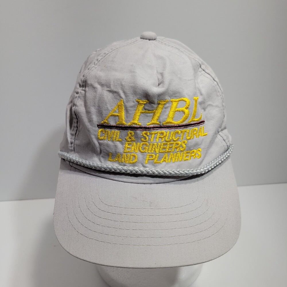 Headwear Hat Cap Snapback Gray Baseball Hiker Hiking AHBL Civil & Structural Men